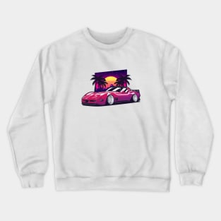 Purple Corvette C3 Retro Style Crewneck Sweatshirt